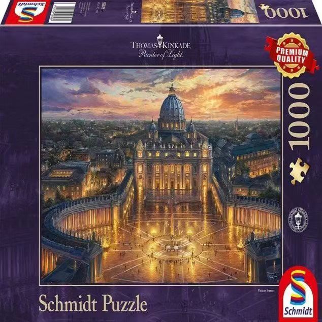 schmidt-sunset-vatican-1000-pieces-imported-from-germany-jigsaw-puzzle-decompression-toy-puzzle-puzzle