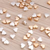 【YF】❡✻  100pcs 6x6mm Small Alloy Hearts Spacer Beads Charms fit Necklaces Finding Jewelry Accessories