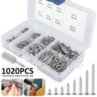 Screw Assortment Kit 1020 Self Drilling Self Tapping Screws Metal Screw Assortment Set Available For Multi-Use Wood Screws