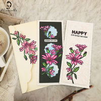 Alinacutle Metal Cutting Dies Cut Slimline Card Die With Postcard Envelope DIY Card Paper Craft Handmade Crafting Punch Template