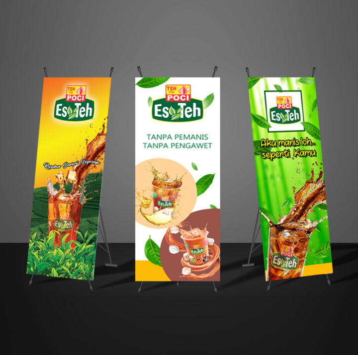 Banner Spanduk Teh Poci Lazada Indonesia 2428