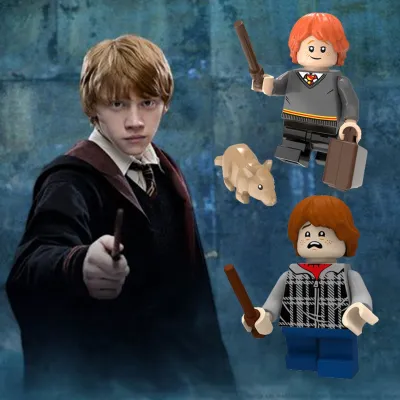 Luna Lovegood Ron Weasley Marcus ของขวัญวันเกิดของเล่นเพื่อการศึกษาสำหรับเด็ก DIY Building Blocks Minifigures อิฐภาพยนตร์