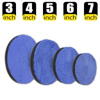 3/4/5/6/7 Inch Waxing Buffering Sponge Microfiber Polishing Pad Replaceable Buffing Disc For DA/RO Polisher Car Detailing