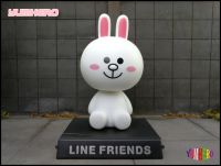 Model LINE Characters Cony โมเดล โคนี่ กระต่ายสาว หัวดุ๊กดิ๊ก​ ตั้ง​โชว์​หน้า​รถ​ คอสปริง​ แท่นวาง​โทรศัพท์​มือถือ linecony ไลน์ คาแรคเตอร์