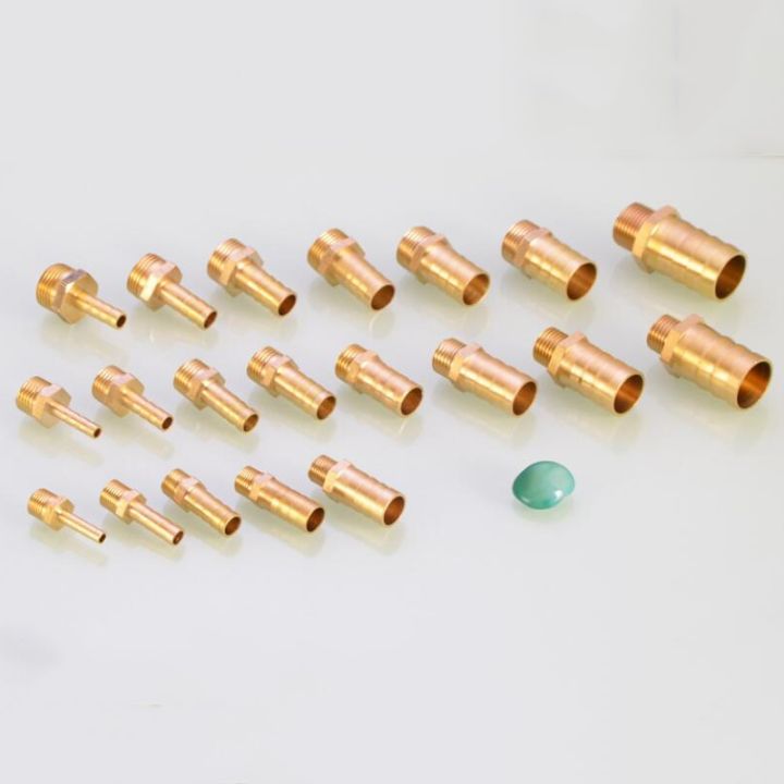 1pcs-hose-barb-tail-6-19mm-brass-outer-wire-pagoda-head-3-8-quot-green-nozzle-pneumatic-water-pipe-quick-connector-adapter