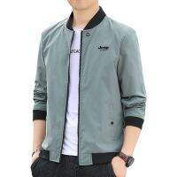 JEEP SPIRIT แจ็คเก็ตแฟชั่น Casual Light Jacket แจ็คเก็ตกลางแจ้งสำหรับผู้ชาย