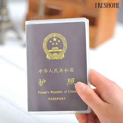 Card Holder Wallet Waterproof Clear Travel Passport Case Cover Protector ID Card Holder Organizer