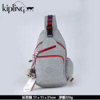 à➩➢Ready To Ship Kipling- K1311แฟชั่นการพิมพ์ผู้หญิงกระเป๋าหน้าอกท่องเที่ยวกลางแจ้งความจุขนาดใหญ่มัลติฟังก์ชั่น Cross Body กระเป๋าไนลอนกันน้ำกระเป๋าสะพายไหล่