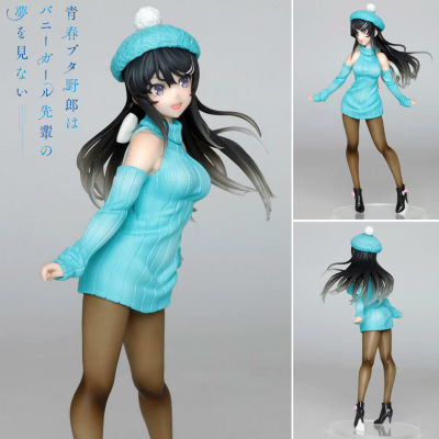 Figure ฟิกเกอร์ จากการ์ตูนเรื่อง Rascal Does Not Dream of Bunny Girl Senpai เรื่องฝันปั่นป่วยของผมกับรุ่นพี่บันนี่เกิร์ล Mai Sakurajima ซากุราจิมะ ไม Ver Anime อนิเมะ การ์ตูน มังงะ คอลเลกชัน ของขวัญ จากการ์ตูนดังญี่ปุ่น New Collection ตุ๊กตา Model โมเดล