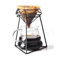 [COD] hand punch frame bracket filter cup shelf drip type simple coffee supporting appliances