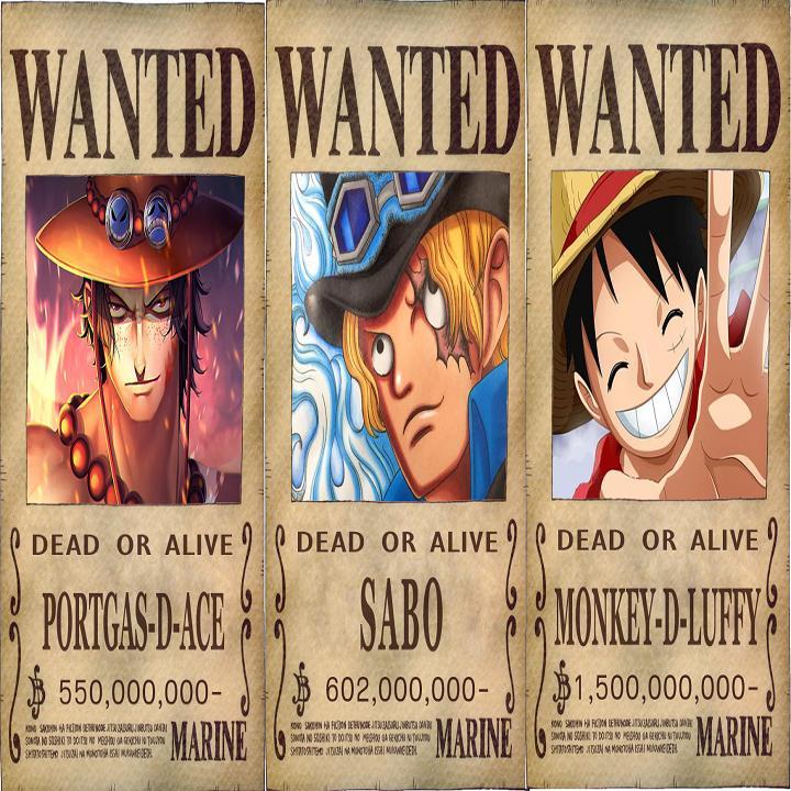 Poster ảnh One Piece 3 anh em Luffy Sabo Ace Shopee Việt Nam
