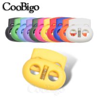 【DT】hot！ 10pcs 5mm Hole Toggle Clip Cord Lock Stopper Retainer for Rope Lanyard Elastic Band Paracord Accessories Plastic Colorful