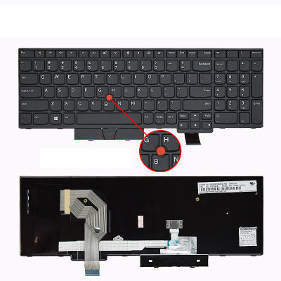 แป้นพิมพ์ US ใหม่สำหรับ ThinkPad X280 A285 X390 X395 X13 S2 5TH Gen.Non-backt