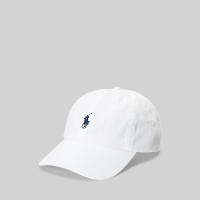 Polo Ralph Lauren หมวกผู้ชาย Cap Hat-Cotton Chino Baseball Cap รุ่น MAPOHGS0J421245 สีขาว