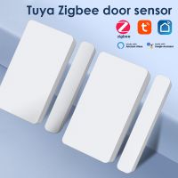 【LZ】☽◆✟  Tuya Zigbee Door Sensor Home Window Door Security Protection Detector Smart Life APP Alarm Work With Alexa Google Smartthings