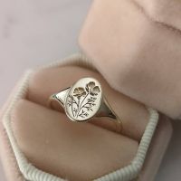 Fashion Rings for Women Flower Retro Style Women 39;s Wedding Engagement Ring Jewelry for Women alianzas de boda pareja