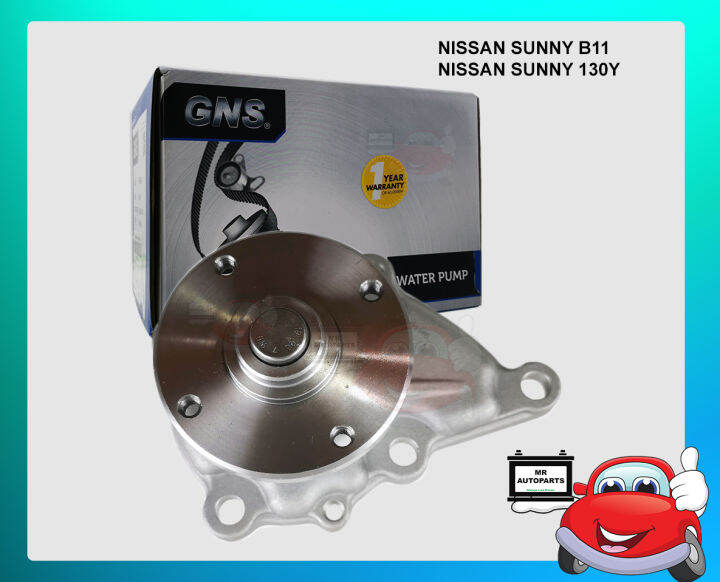 NISSAN SENTRA B13 B14 (1990-2000) GNS WATER PUMP WITH GASKET WP-N42-Y 1 YEAR WARRATY main image 1