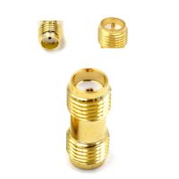 10pcs/lot Gold plated SMA Jack female to RP SMA female plug adapter connector High quality Electrical Connectors