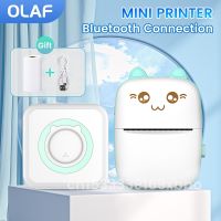 ♧◇❆ Olaf HD Mini Printer Thermal Portable Printers Stickers Paper Inkless Label Printing Wireless Bluetooth BT200dpi For Android IOS