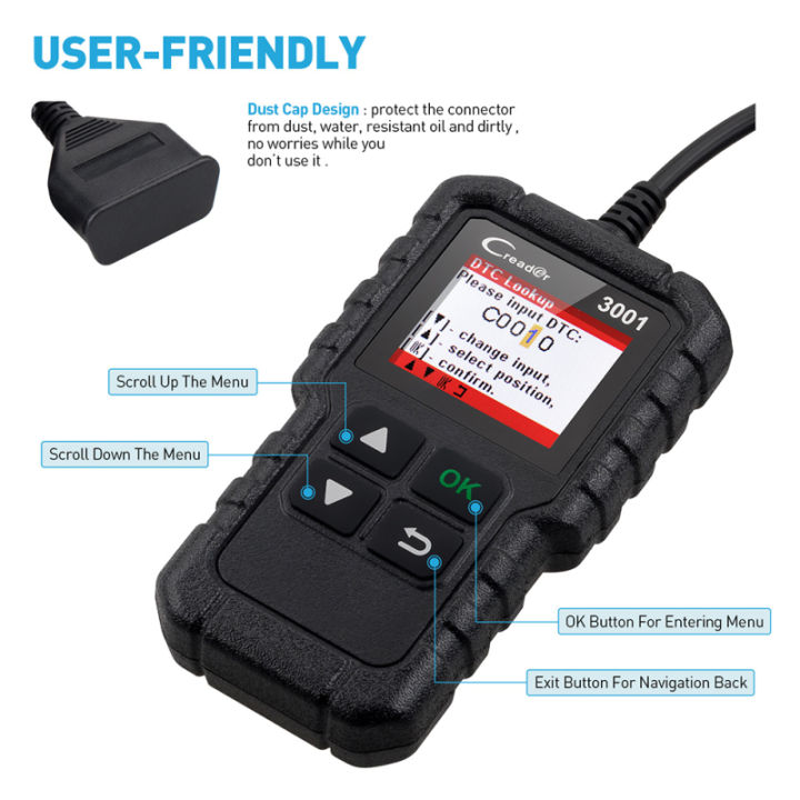 xinsu-จัดส่งรวดเร็ว-เปิดตัวเครื่องสร้าง-x431-cr3001-obd-ii-เครื่องอ่านโค้ด