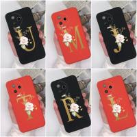 เคสโทรศัพท์สำหรับ Infinix Note 12 Pro Note 12Pro 4G 5G หรูหราป้องกันกล้องรูปดอกไม้ตัวอักษรเคสซิลิโคนแบบนิ่มสำหรับ Infinix Note12กรอบกันชน5G X671B X676B