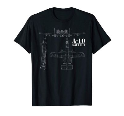 A-10 Warthog Tank Killer Shirt Air Force Thunderbolt T Tee 2019 Summer Style Casual O-Neck Male Tops &amp; Tees Printing on T XS-4XL-5XL-6XL