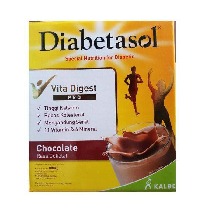 Diabetasol Coklat Gr Susu Untuk Penderita Diabetes Lazada