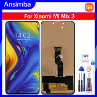 Ansimba หน้าจอ TFT สำหรับ Xiaomi Mi Mix 3ชิ้นส่วนจอสัมผัสแอลซีดีของเครื่องแปลงดิจิทัลสำหรับ Xiaomi Mi Mix 3 M1810E5A อะไหล่เปลี่ยนจอ LCD