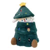 Christmas Cushion Pillow 30cm Christmas Tree Plush Toys Soft Sofa Cushion Pillow Christmas Throw Pillow Holiday Party Home Decor lovely