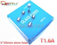 XMM-100pcs/box 5*20mm 1.6a 250v Slow Fuse 5*20 T1.6a 1600ma 250v Glass Fuse 5mm*20mm And