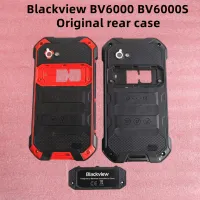 สำหรับ Blackview BV6000 BV6000S ฝาหลังโทรศัพท์มือถือฝาหลังปิดโทรศัพท์ฝาหลังเดิมซิม Sampul Kartu Case ครอบสีดำ