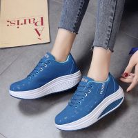 Women sneakers 2021 solid wedge casual shoes woman sneakers women running shoes woman lace-up female sneakers zapatillas mujer