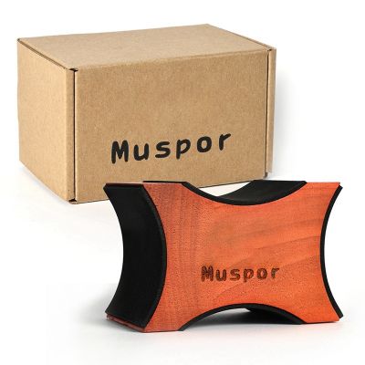 Muspor Guitar Neck Rest, String Instrument Wooden Neck Crab Guitar Neck Bracket Support Pillow Guitar Workstation