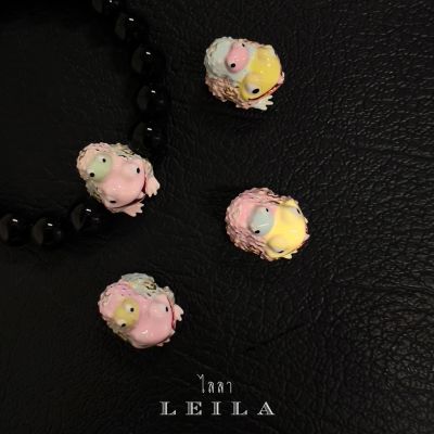 Leila Amulets คางคก จกทรัพย์ Baby Leila Collection (พร้อมกำไลหินฟรีตามรูป)