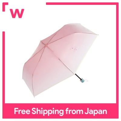 Wpc ร่มกันฝนขนาดเล็กสีชมพู,ร่มเครื่องสำอางร่มแบบพับขนาดเล็ก50ซม. สำหรับสุภาพสตรีการฉายภาพสีพาสเทลที่จับน่ารักโปร่งใส PT-WN001-002ไฟเบอร์กลาสทนทานมีสไตล์น่ารัก