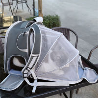 Portable Cat Carrier Bag Foldable Multi-Function Kitten Backpack Large Space Capsule Bubble Shoulder Backpack Tent Cage