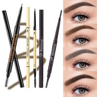 MB Eyelash brush Eyebrow Pen Waterproof Fork Tip Eyebrow Tattoo Pencil Lasting Professional Fine Sketch Liquid Eye Brow Pencil