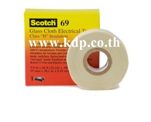 เทปผ้าใยแก้ว3m-glass-cloth-electrical-tape-no-69-3-4-x66-glass-fiber-fabric-tape-kdp-เทปผ้าใยแก้ว-เทปผ้า-เทปกาว-กาว-ไฟฟ้า-อะแดปเตอร์-ไฟฟ้าโรงงาน