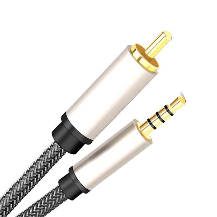 Gazechimp Digital Coaxial Audio Video Cable RCA to 3.5mm Lossless Jack