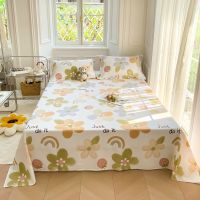 [COD] Multi-specification pure bed sheet single-piece printed cartoon twill double student dormitory quilt single three-piece bedding