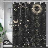 【CW】❃✔❍  Constellation Fabric Shower Curtain Blush and Phrase Abstract Mysticism Accessories