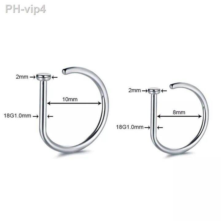 1-pcs-d-type-nose-rings-hoops-316l-stainless-steel-cartilage-earrings-body-piercing-jewelry-lip-rings-piercing