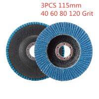 3 Pcs Grinding Wheels Flap Discs 115mm 4.5 Inch Sanding Disc Grinding Wheels Blades For Angle Grinder Wood Abrasive Tool