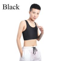 Tank Chest Breast Binder Trans Breathable Les Cosplay White Black