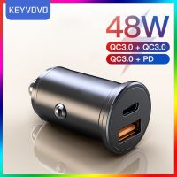 【Flag man】 USB Car Charger Quick Charge 4.0 QC4.0 QC3.0 QC SCP 5A PD ประเภท C 48W สำหFlag man iPhone Xiaomi โทรศัพท์มือถือ