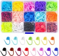 【CC】 50/100Pcs Multicolor Plastic Safety Pins Knitting Markers Crochet Weaving Sewing Tools Accessory