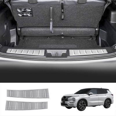 Car Trunk Door Guard Strips Sill Plate Protector Rear Bumper Guard Trim Strip for Mitsubishi Outlander 2022+