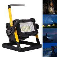 50W 36LED Light 3 Modes Floodlights Rechargeable Lamp Portable Flood Spot Work Light Waterproof Outdoor Camping Lanterne Fener