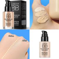 BB Cream SUPER WEARING บีบีครีมสำหรับผู้ที่เน้นการปกปิด พร้อม ปกป้องผิวหน้าจากแสงแดดเหงื่อ กันน้ำ 30ml  NO.1001