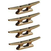 Boat Dock Cleat 4 Inch for Mooring Boat Bronze Host Cast Iron Suitable for Nautical Beach Lake Maritime Decor